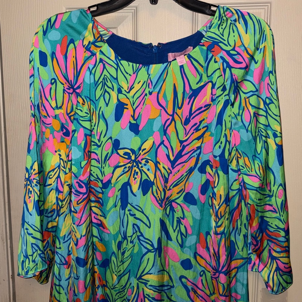 Women’s Lilly Pulitzer Hot Spot Carol Shift Dress Size 8 - Picture 6 of 9